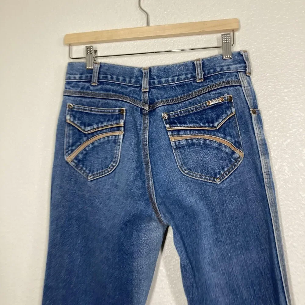 Vintage GAP Jeans Mens 30x30 Blue Denim Straight Leg 100% Cotton Hong Kong 90s
